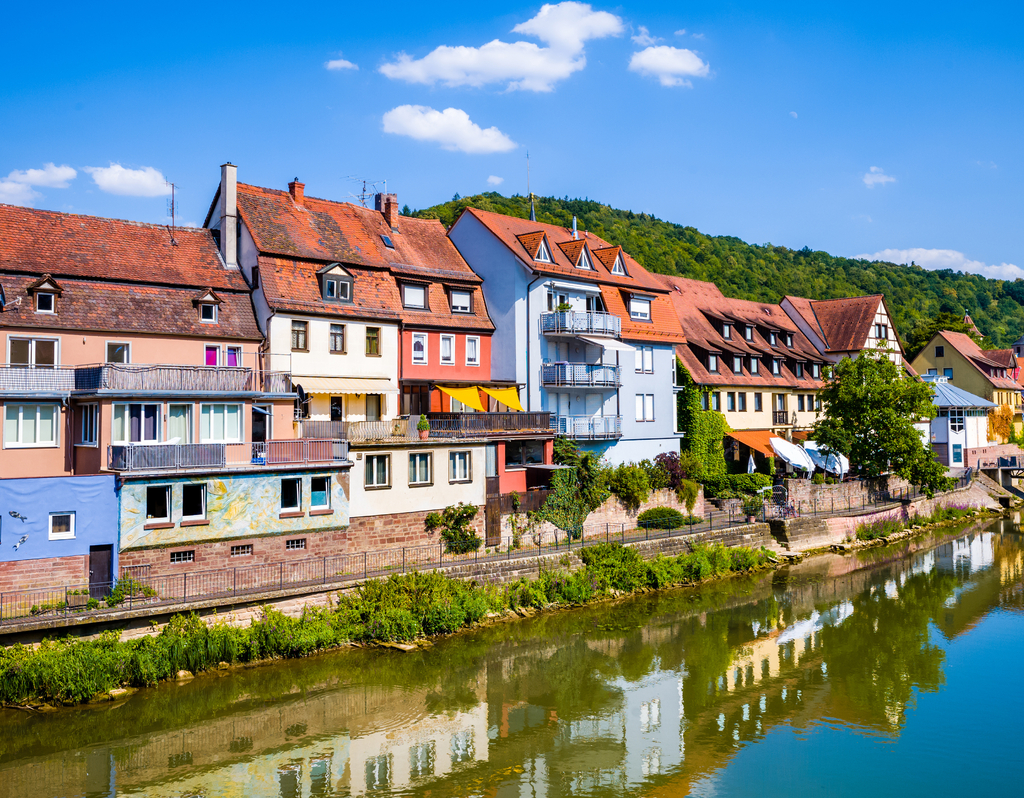Lais Puzzle - Landschaft in Wertheim am Main, Deutschland - 40, 100, 200, 500, 1.000 & 2.000 Teile p-288841