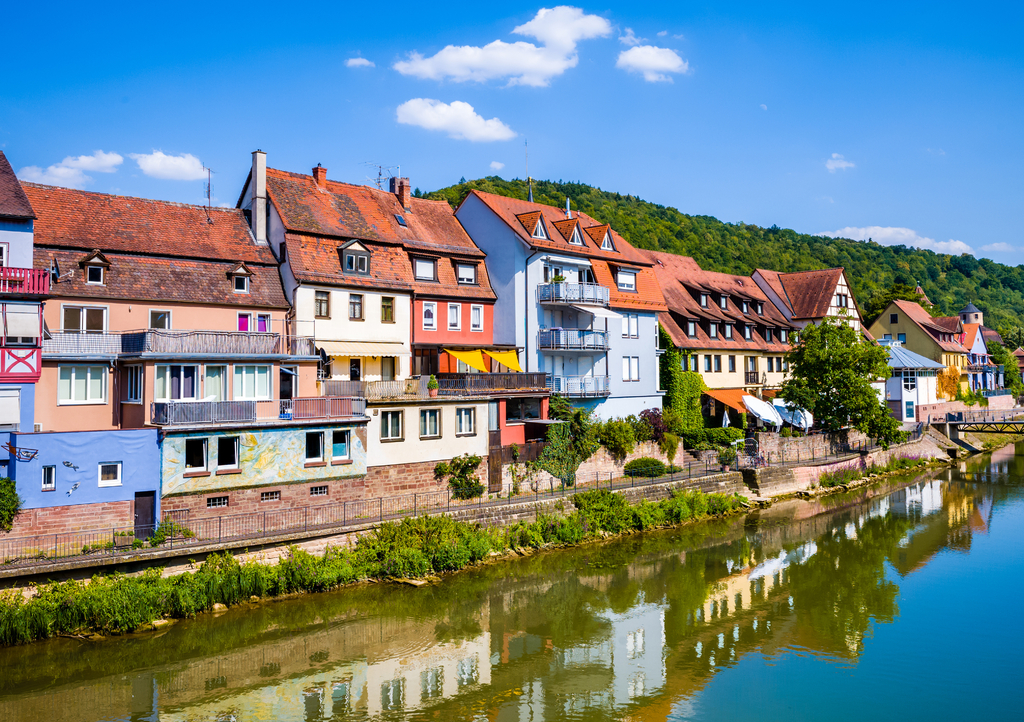 Lais Puzzle - Landschaft in Wertheim am Main, Deutschland - 1.000 Teile p-288845