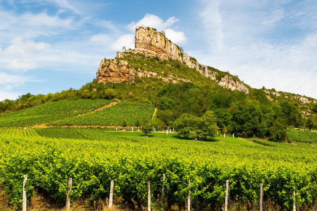 Lais Puzzle - Roche Solutré im Burgund in Frankreich - 2.000 Teile p-291348