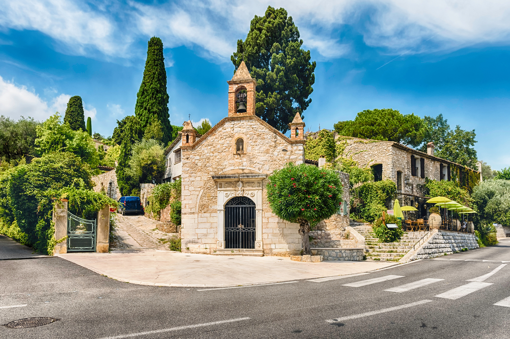 Lais Puzzle - Malerische Kirche in Saint-Paul-de-Vence, Côte d'Azur - 2.000 Teile p-291552