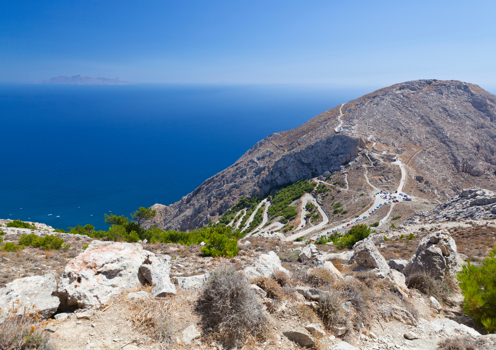Lais Puzzle - Bergblick, Santorin - 1.000 Teile p-292391