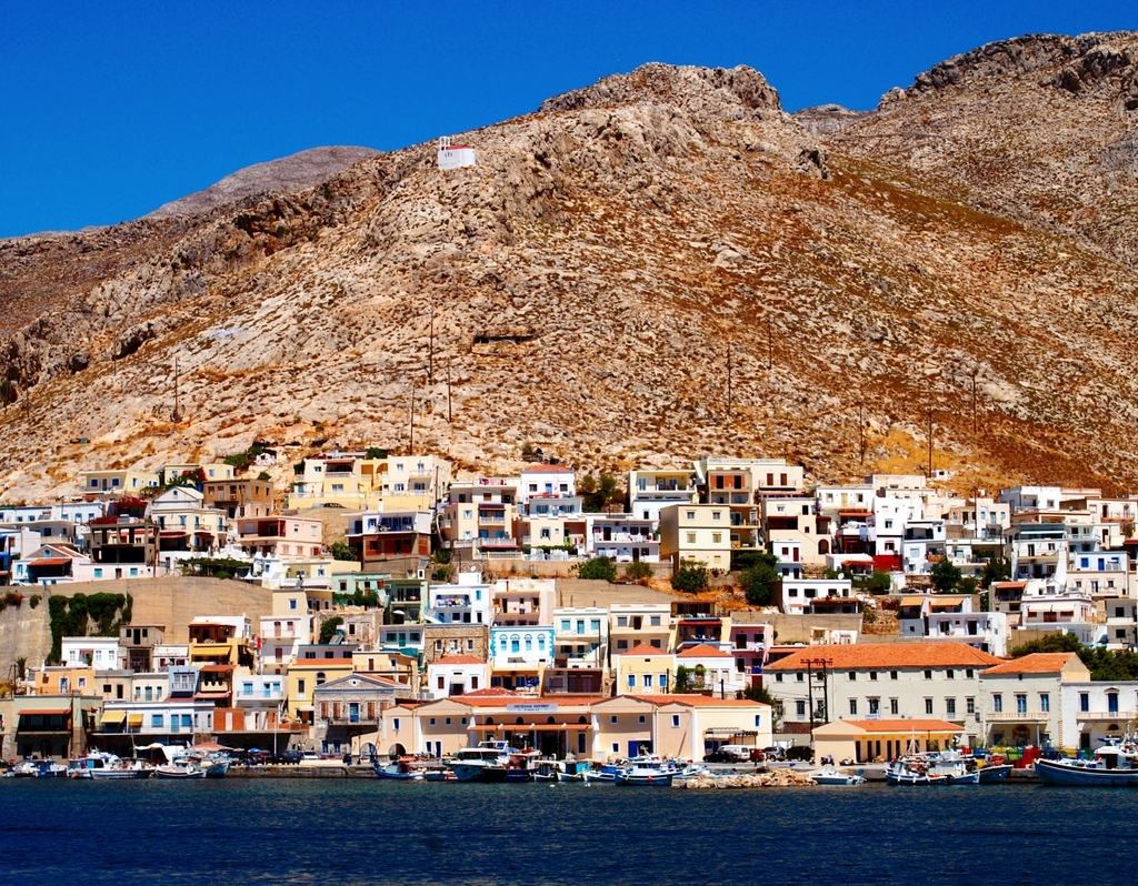 Lais Puzzle - Blick auf die Stadt Kalymnos. Kalymnos, Dodekanes-Inseln, Griechenland - 40, 100, 200, 500, 1.000 & 2.000 Teile p-292693