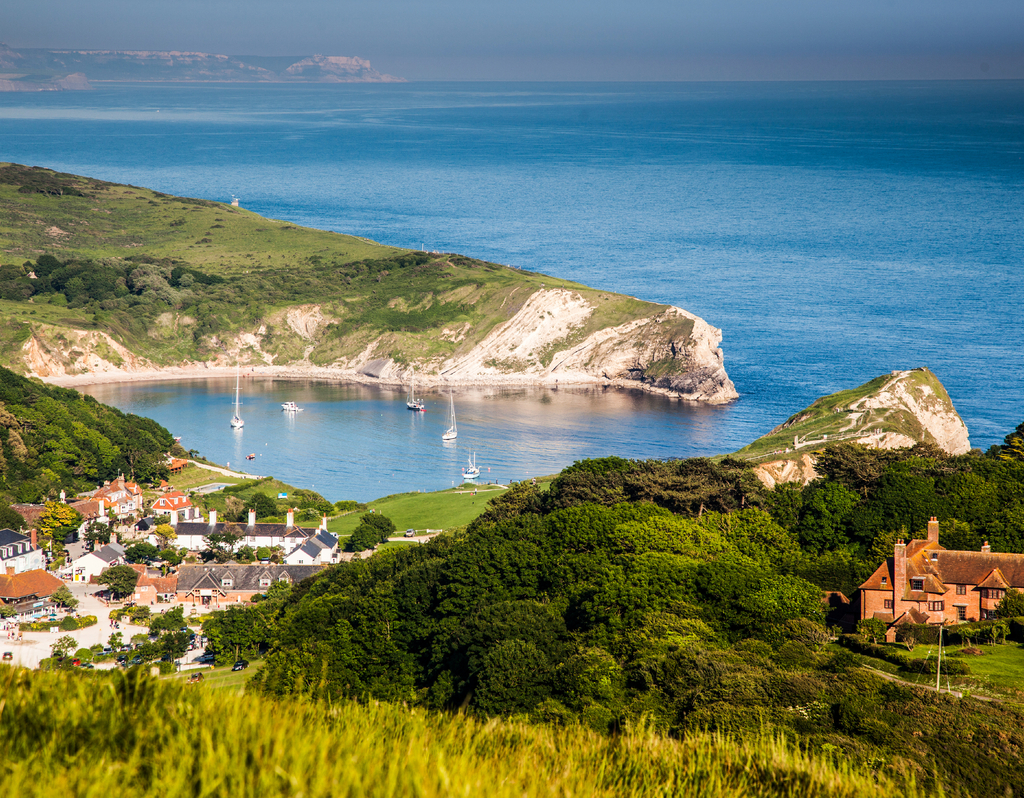 Lais Puzzle - Britische Küste - Sommerurlaubsziel - Lulworth Cove an der Jurassic Coast im südlichen Devon, Großbritannien - 40, 100, 200, 500, 1.000 & 2.000 Teile p-293431