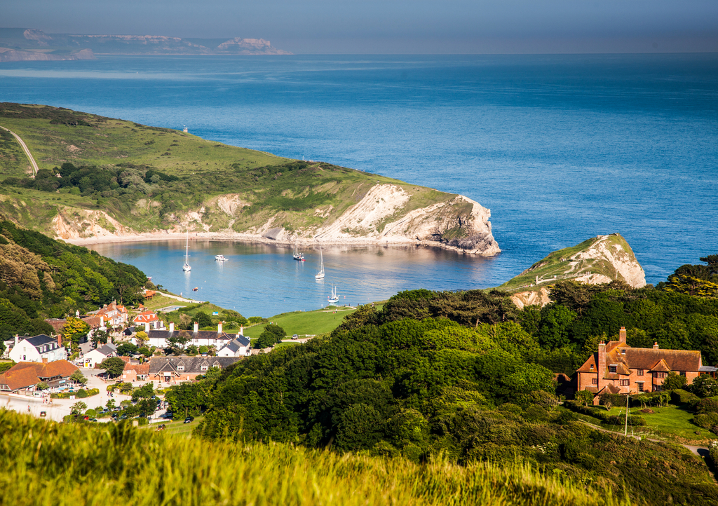 Lais Puzzle - Britische Küste - Sommerurlaubsziel - Lulworth Cove an der Jurassic Coast im südlichen Devon, Großbritannien - 1.000 Teile p-293435