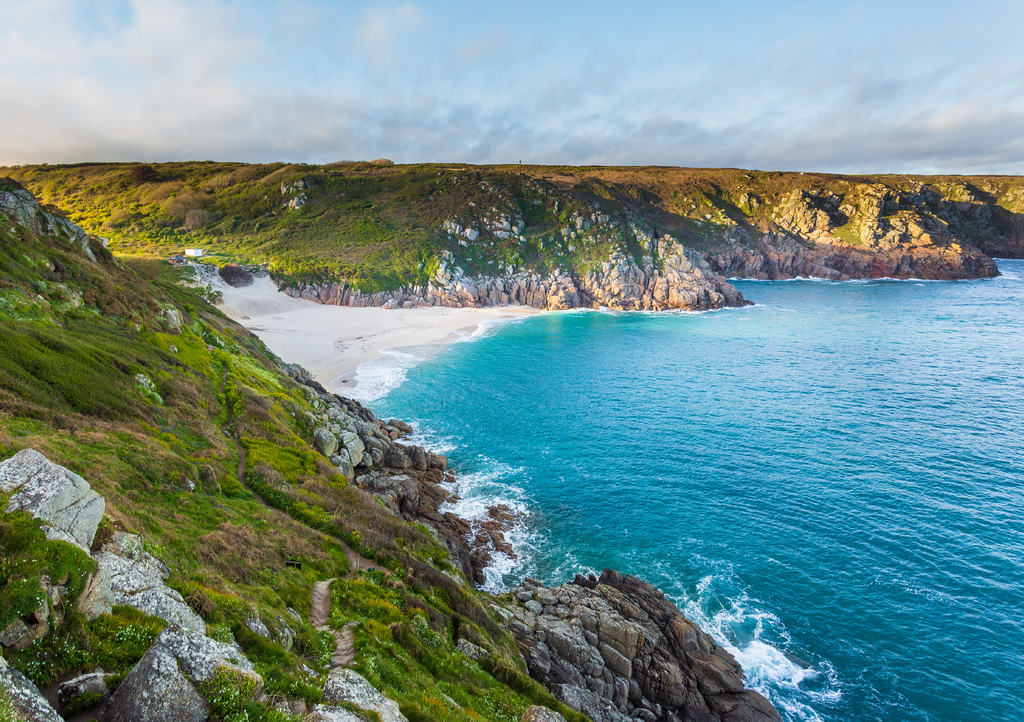 Lais Puzzle - Landschaft in Cornwall, Küste, Nachbarschaft Minack Theater, England - 1.000 Teile p-293771