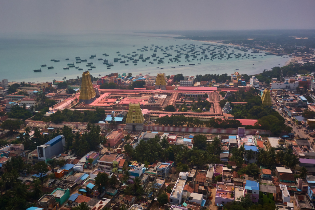 Lais Puzzle - Südindien, alter Tempel Gopura, Indien, Rameswaram - 2.000 Teile p-296100