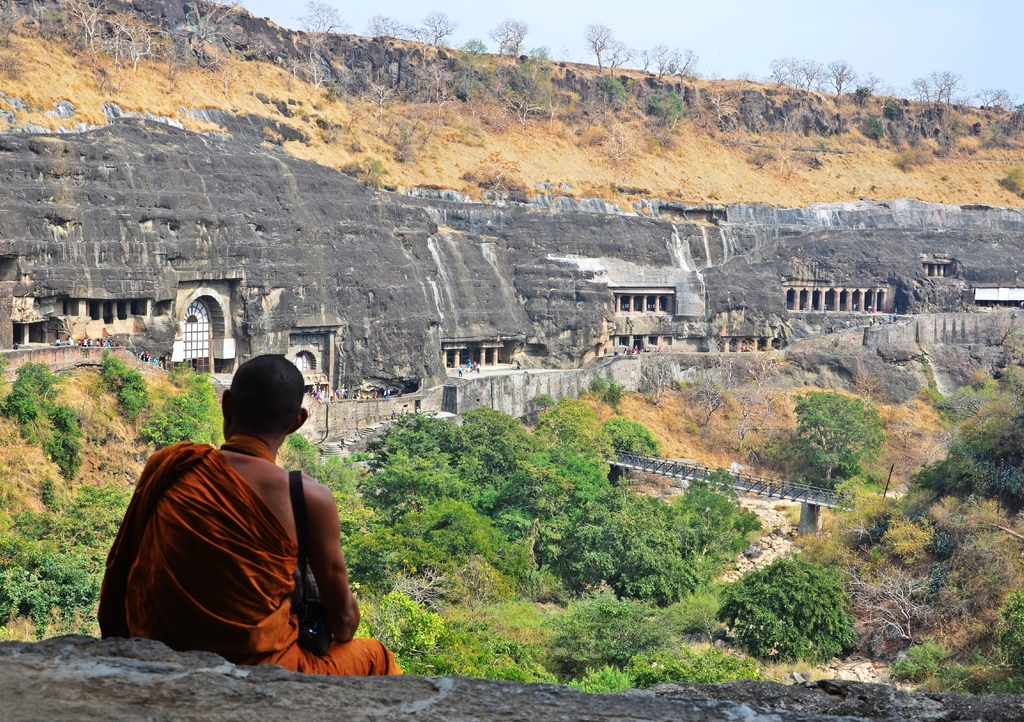 Lais Puzzle - Kulturerbe Ajanta-Höhlen in Aurangabad in Maharashtra, Indien - 1.000 Teile p-296267