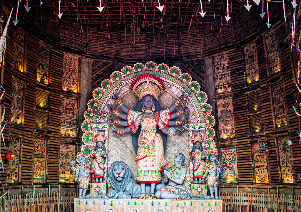 Lais Puzzle - Die oberste Shakti, Maa Durga, wird verehrt - 1.000 Teile p-296381