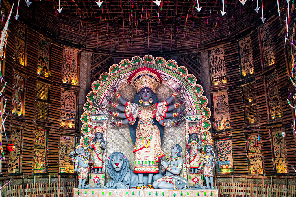 Lais Puzzle - Die oberste Shakti, Maa Durga, wird verehrt - 2.000 Teile p-296382