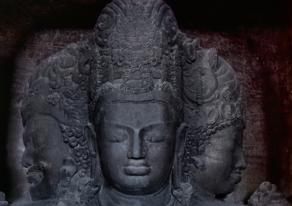 Lais Puzzle - Trimurti in den Elephanta-Höhlen bei Mumbai, Maharashtra, Indien - 1.000 Teile p-296417