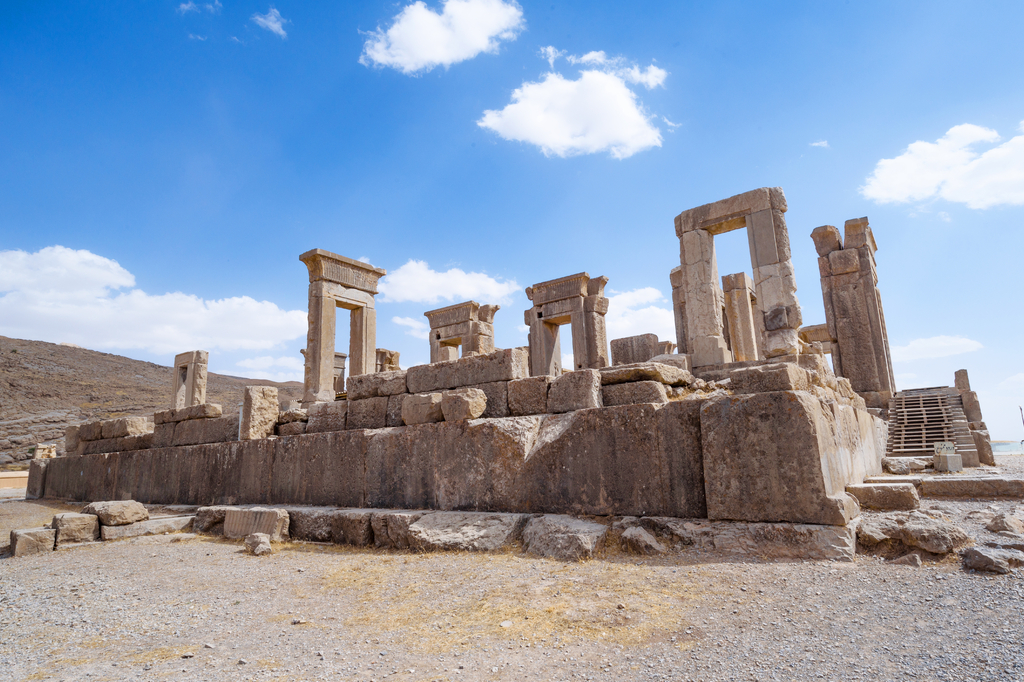 Lais Puzzle - Ruinen der antiken Stadt Persepolis oder Takht-e-Jamshid, Hauptstadt des Persischen Reiches der Achämeniden in Shiraz, Iran - 2.000 Teile p-296874