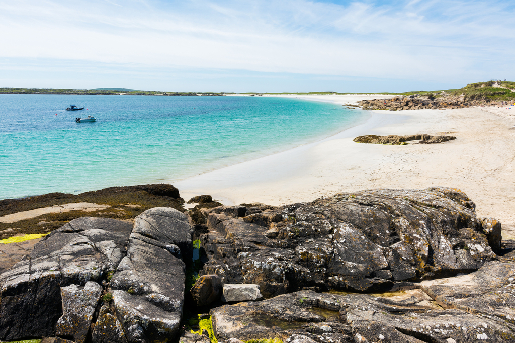 Lais Puzzle - Landschaften von Irland. Weißer Sand aus Rundstein, Connemara in der Grafschaft Galway - 2.000 Teile p-296994
