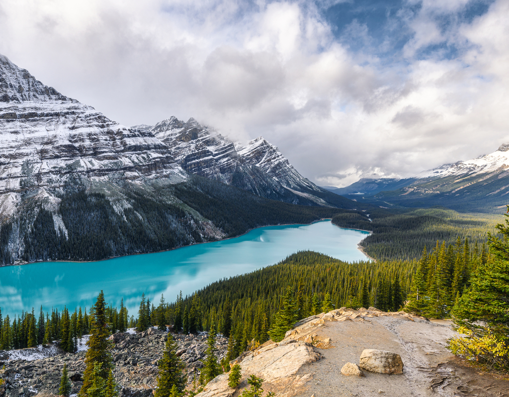 Lais Puzzle - Peyto See ähnelt einem Fuchs im Banff Nationalpark in Kanada - 40, 100, 200, 500, 1.000 & 2.000 Teile p-301759
