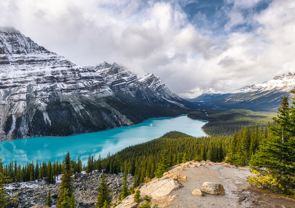 Lais Puzzle - Peyto See ähnelt einem Fuchs im Banff Nationalpark in Kanada - 1.000 Teile p-301763