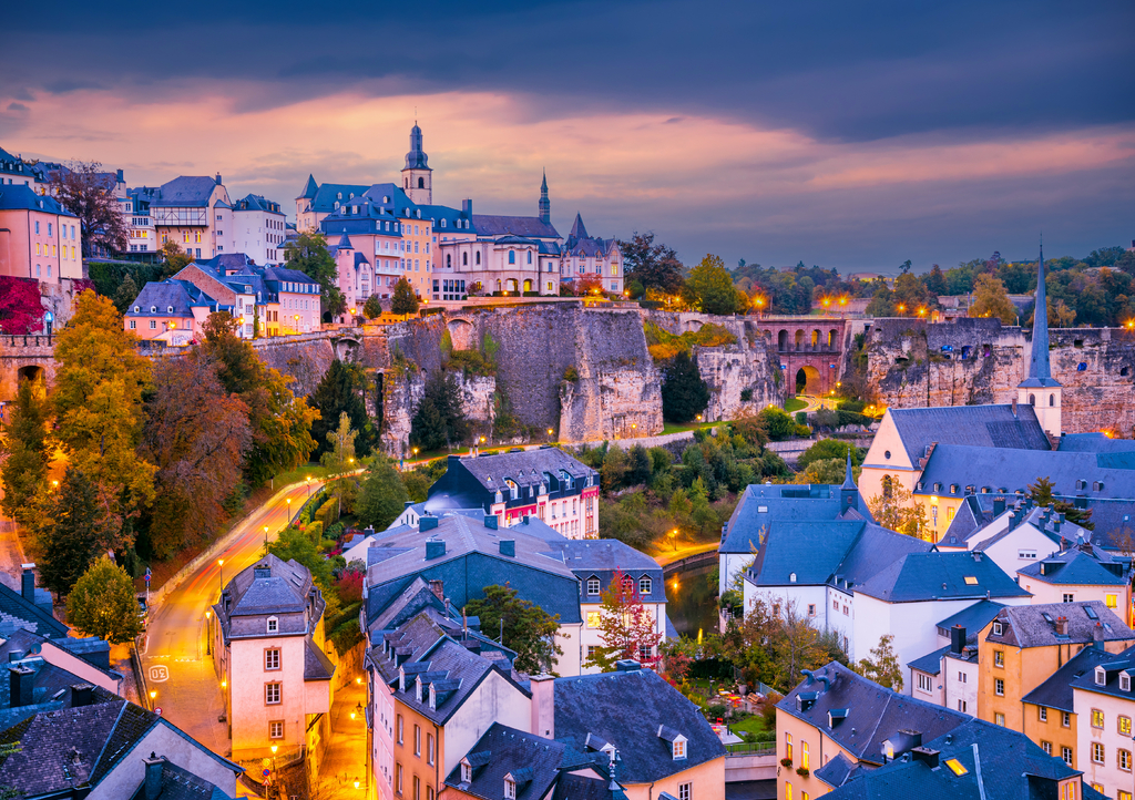 Lais Puzzle - Luxemburg - Stadtteil Grund im Alzette-Tal, Luxemburg-Stadt - 1.000 Teile p-304019