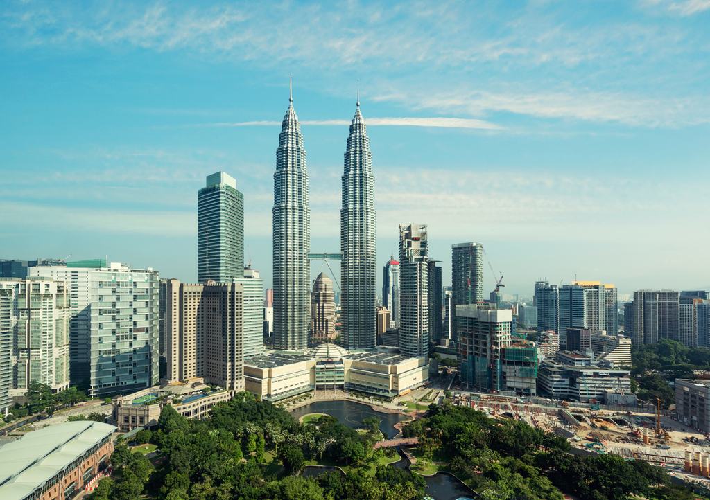 Lais Puzzle - Skyline von Kuala Lumpur am Morgen, Malaysia, Kuala Lumpur ist die Hauptstadt von Malaysia - 1.000 Teile p-304223