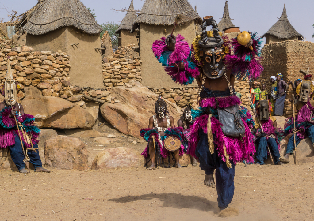 Lais Puzzle - Traditionelle Dogon-Holzmaske, Mali, Westafrika - 1.000 Teile p-304445