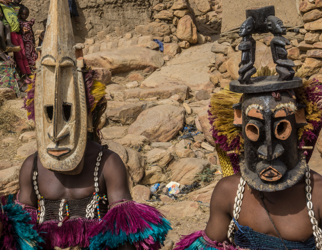 Lais Puzzle - Traditionelle Dogon-Holzmaske, Mali, Westafrika - 40, 100, 200, 500, 1.000 & 2.000 Teile p-304447