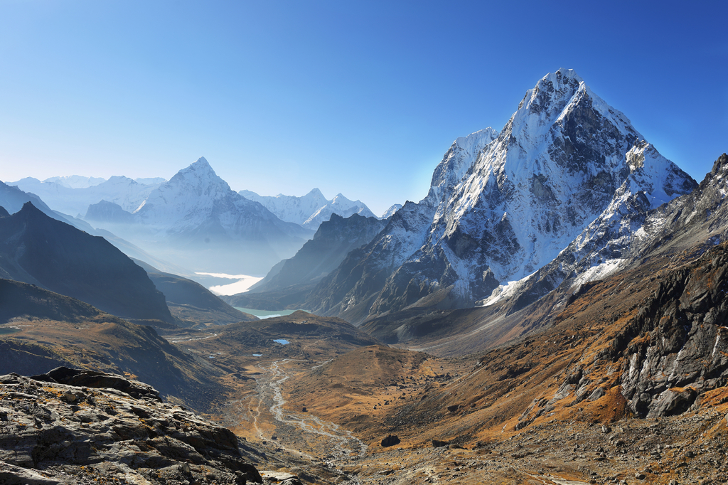 Lais Puzzle - Ama Dablan und Cholatse Gipfel von Dzongla, Chola Pass, Nepal - 2.000 Teile p-306774
