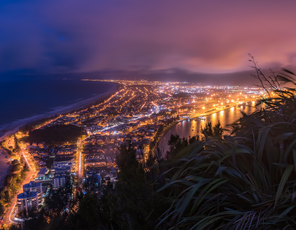Lais Puzzle - Mount Maunganui - Neuseeland bei Nacht - 40, 100, 200, 500, 1.000 & 2.000 Teile p-307597