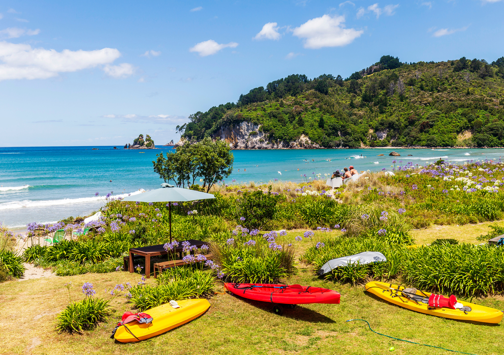 Lais Puzzle - Blick auf den Strand von Whangamata in Neuseeland - 1.000 Teile p-307625