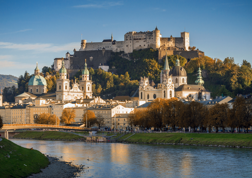 Lais Puzzle - Festung Hohensalzburg mit Salzburger Altstadt im Herbst, Österreich - 1.000 Teile p-309491