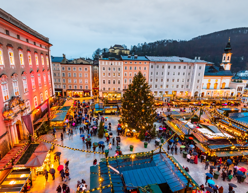 Lais Puzzle - Salzburg, Österreich - Christkindlmarkt, Weihnachtsmarkt - 40, 100, 200, 500, 1.000 & 2.000 Teile p-309667