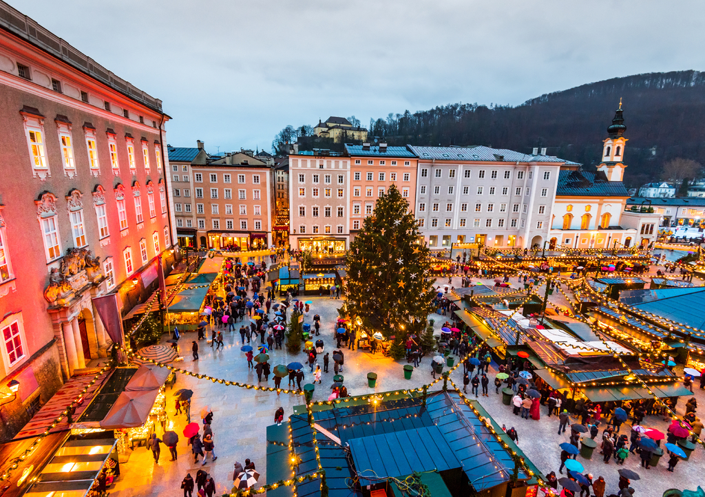 Lais Puzzle - Salzburg, Österreich - Christkindlmarkt, Weihnachtsmarkt - 1.000 Teile p-309671