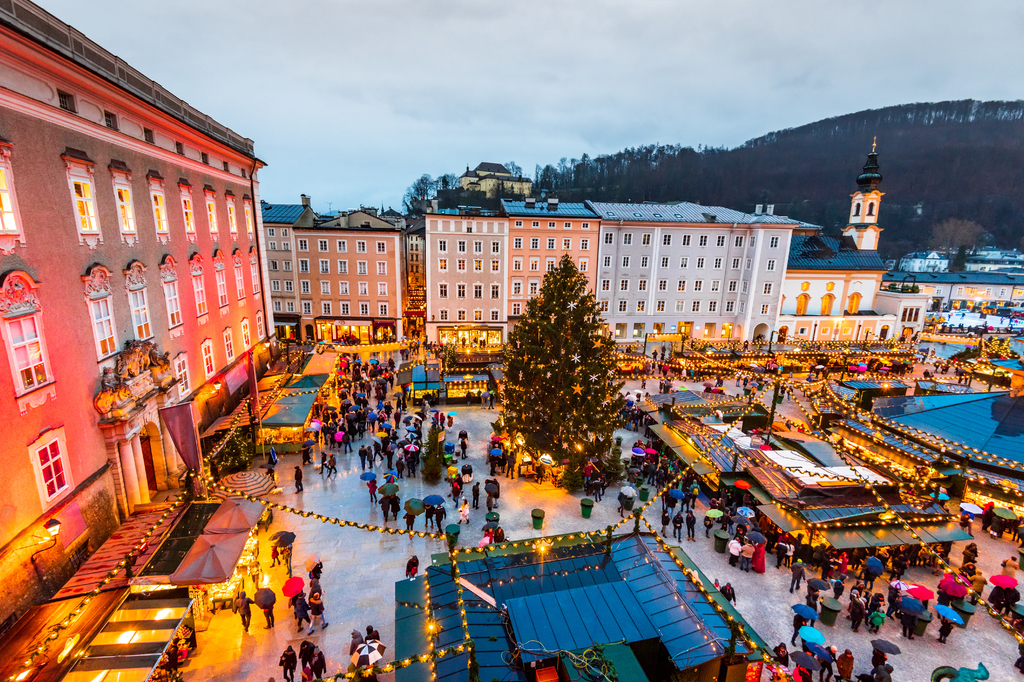 Lais Puzzle - Salzburg, Österreich - Christkindlmarkt, Weihnachtsmarkt - 2.000 Teile p-309672