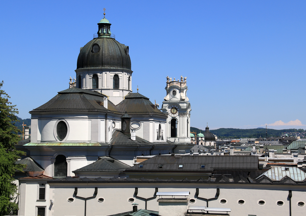 Lais Puzzle - Außenansicht der Kollegienkirche in Salzburg, Österreich - 1.000 Teile p-309707