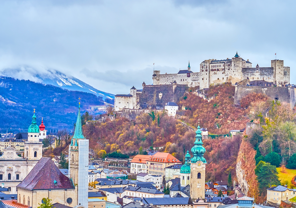 Lais Puzzle - Die mittelalterliche Burg Hohensalzburg in Salzburg, Österreich - 1.000 Teile p-309749