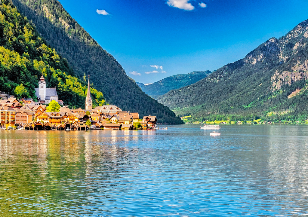 Lais Puzzle - Hallstatt mit Hallstätter See im Salzkammergut, Oberösterreich, Österreich - 1.000 Teile p-309791