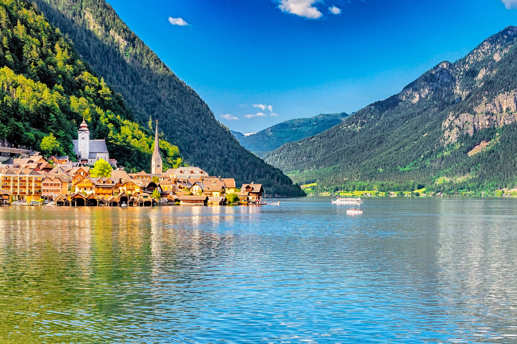 Lais Puzzle - Hallstatt mit Hallstätter See im Salzkammergut, Oberösterreich, Österreich - 2.000 Teile p-309792