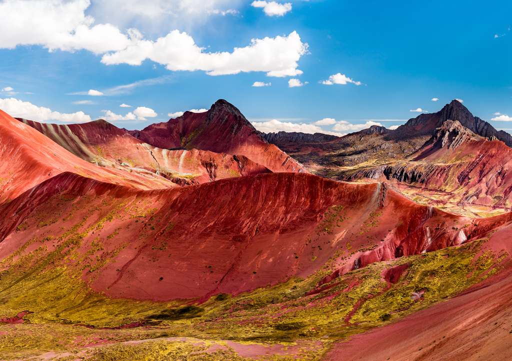Lais Puzzle - Rotes Tal am Regenbogenberg Vinicunca in der Nähe von Cusco in Peru - 1.000 Teile p-310379