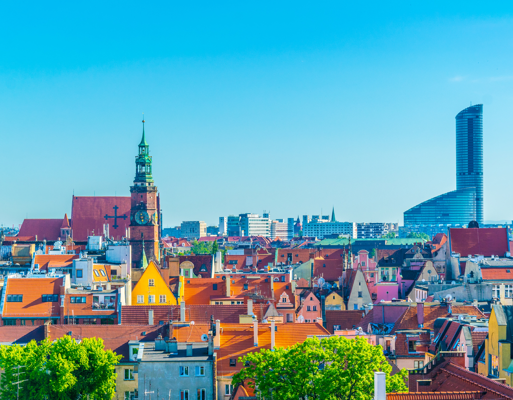 Lais Puzzle - Breslau mit dem Sky-Tower-Einkaufszentrum, Polen - 40, 100, 200, 500, 1.000 & 2.000 Teile p-310855