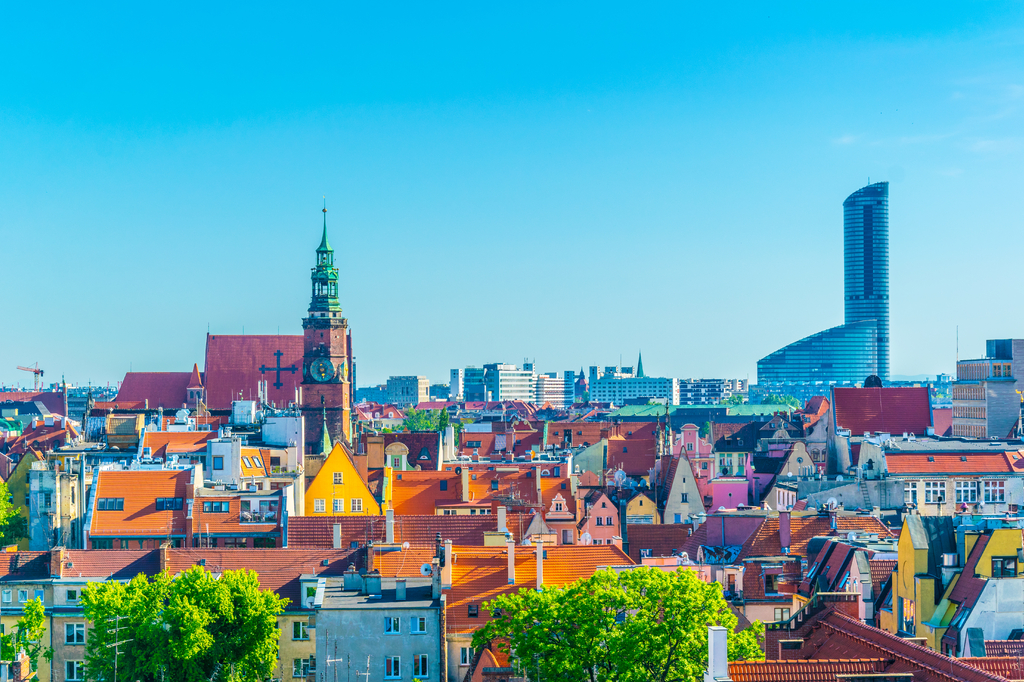 Lais Puzzle - Breslau mit dem Sky-Tower-Einkaufszentrum, Polen - 2.000 Teile p-310860