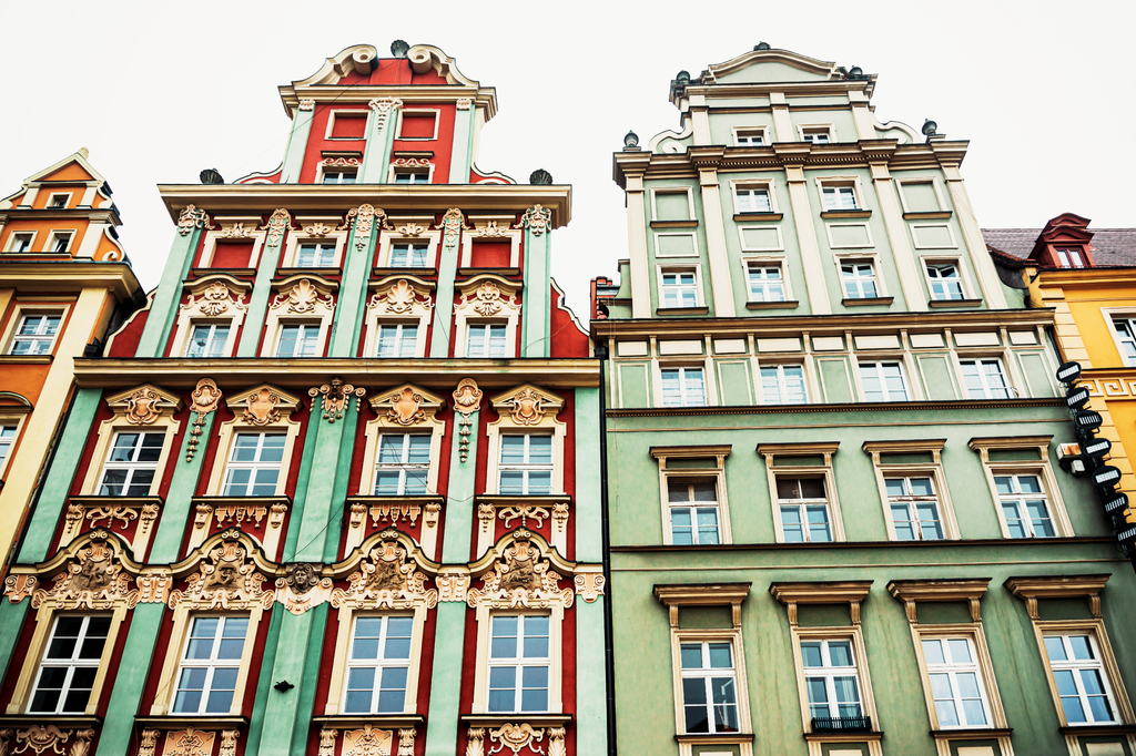 Lais Puzzle - Ansicht eines antiken Gebäudes in der Altstadt von Wroclaw, Polen - 2.000 Teile p-311292