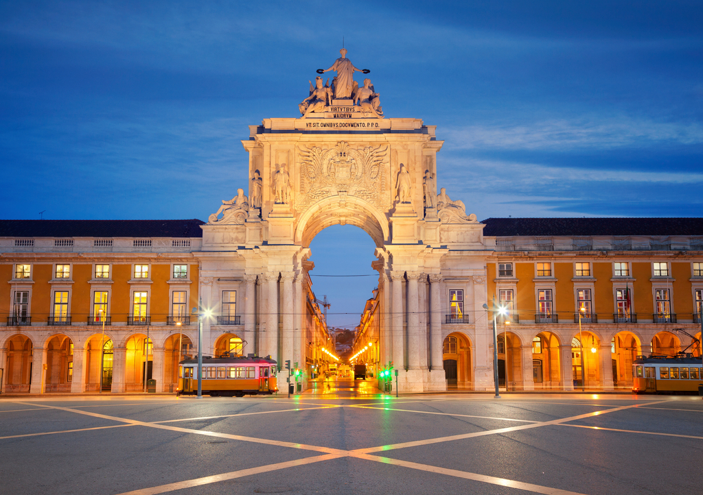 Lais Puzzle - Lissabon. Bild des Triumphbogens in Lissabon, Portugal - 1.000 Teile p-311537