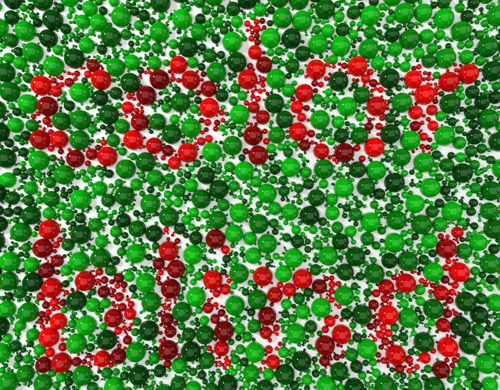 Lais Puzzle - Farbenblindheitstest mit Kugeln. 3d Illustration - 40, 100, 200, 500, 1.000 & 2.000 Teile p-312385