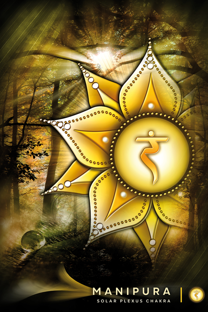 Lais Puzzle - Kunstwerk, Solarplexus-Chakra-Symbol (Manipura) - 2.000 Teile p-312522