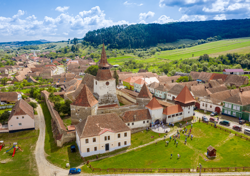 Lais Puzzle - Die größte Kirchenburg in Transsilvanien, Rumänien, die sächsische Kirchenburg Archita - 1.000 Teile p-312731