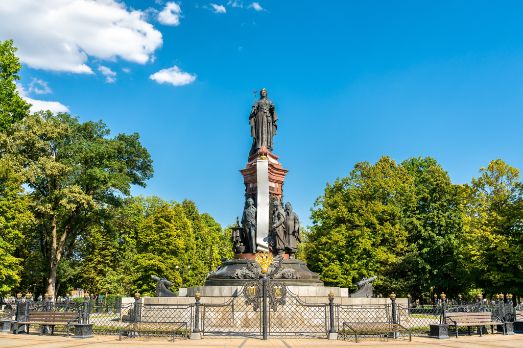 Lais Puzzle - Denkmal von Katharina II. der Großen in Krasnodar, Russland - 2.000 Teile p-312996