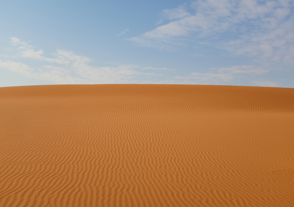 Lais Puzzle - Oranger Sand und blauer Himmel in der arabischen Wüste, Saudi-Arabien - 1.000 Teile p-313295