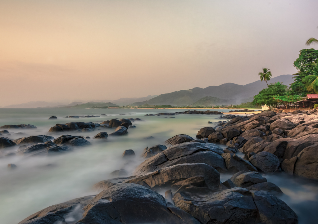 Lais Puzzle - Langzeitbelichtung am Strand von Bureh, Freetown, Sierra Leone - 1.000 Teile p-314969