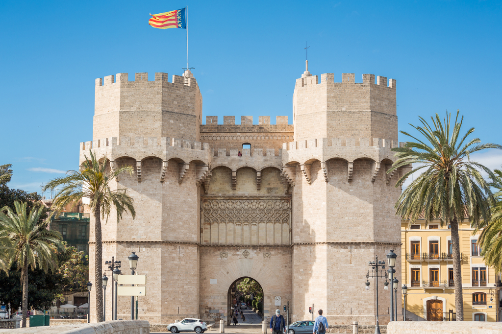 Lais Puzzle - Torre de Serranos Tor in Valencia, Spanien - 2.000 Teile p-316614