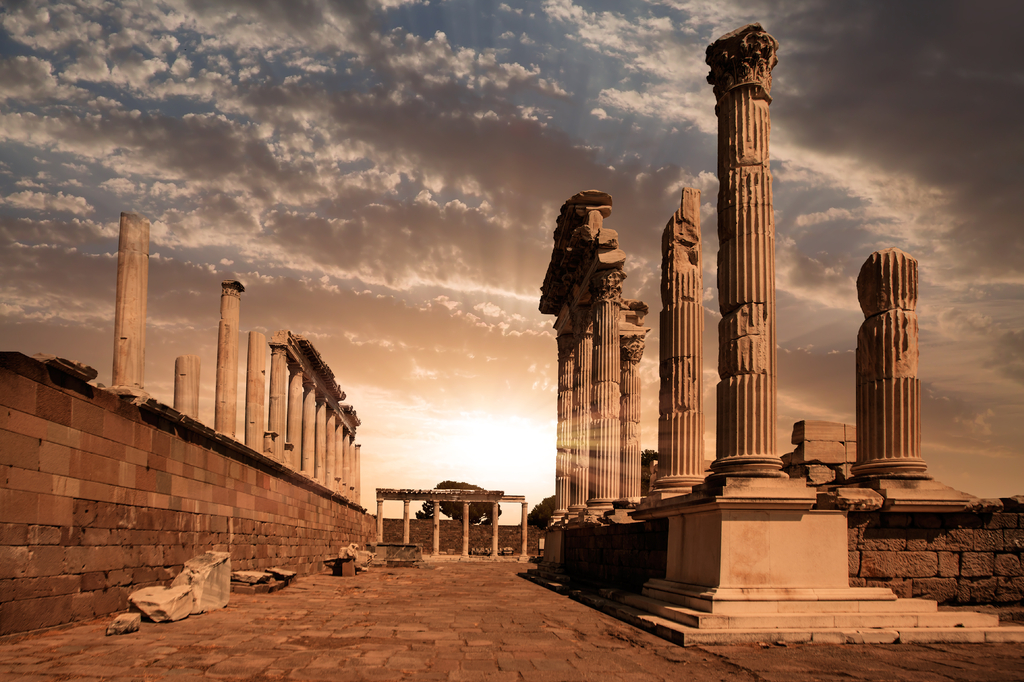 Lais Puzzle - Akropolis, antike Stadt, Pergamon (Bergama), Türkei - 2.000 Teile p-319782
