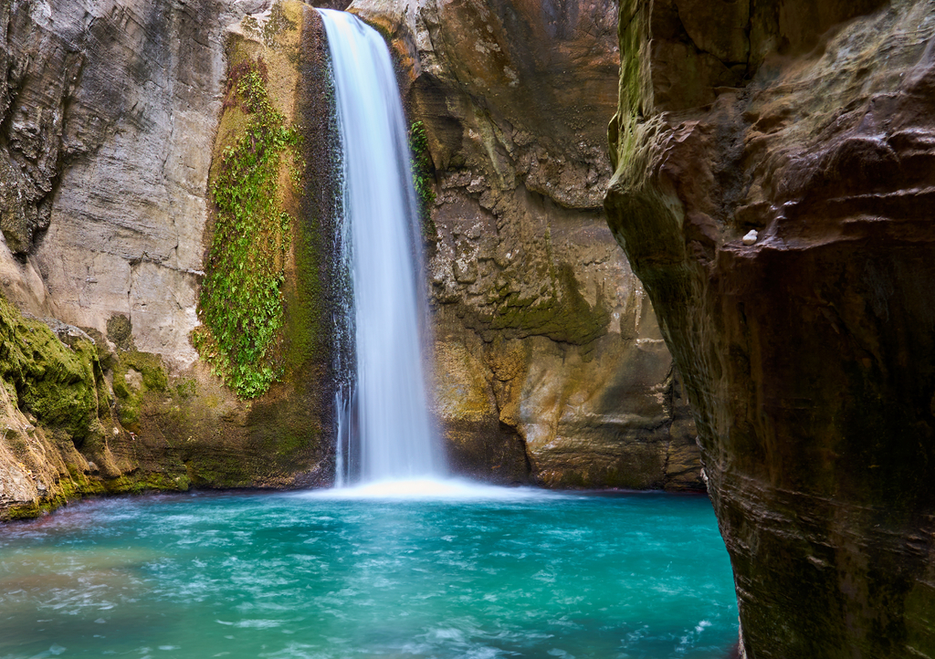 Lais Puzzle - Wasserfall in der Sapadere-Schlucht, Taurusgebirge, Antalya, Türkei - 1.000 Teile p-319913