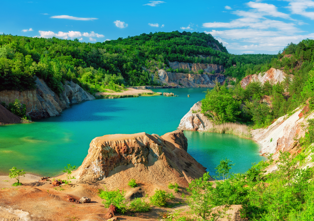 Lais Puzzle - Bergwerksee bei Rudabánya, Ungarn - 1.000 Teile p-320909