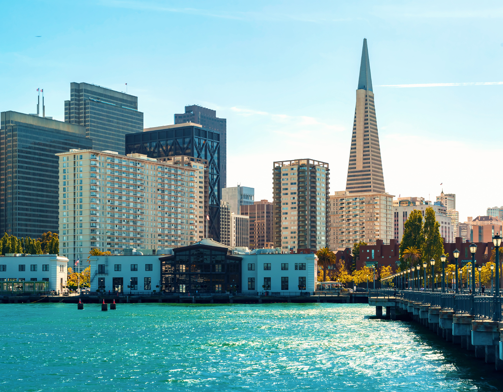 Lais Puzzle - Skyline von San Francisco mit Blick auf den Hafen - 40, 100, 200, 500, 1.000 & 2.000 Teile p-321721