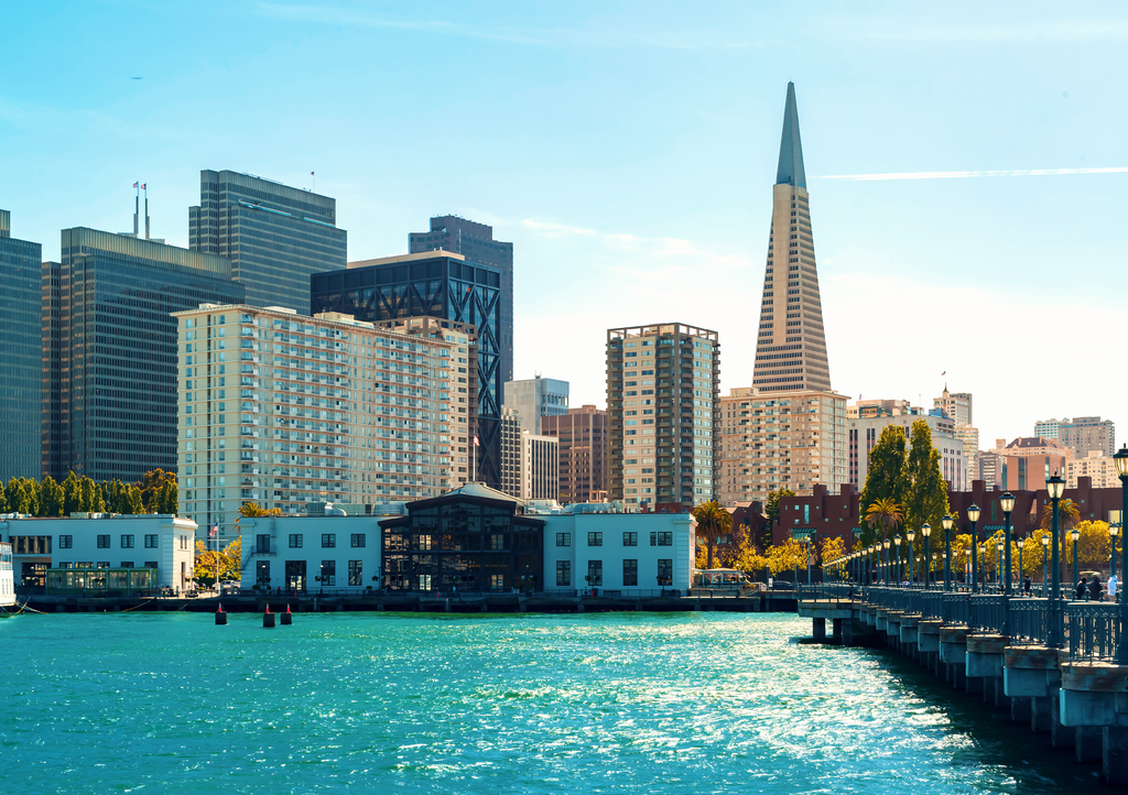 Lais Puzzle - Skyline von San Francisco mit Blick auf den Hafen - 1.000 Teile p-321725